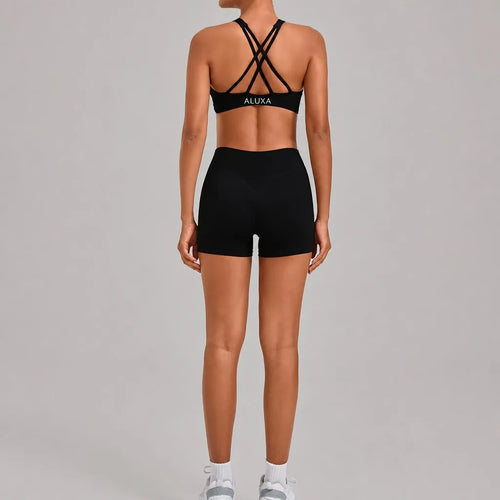 ALUXA Nura Halter Bra Back View